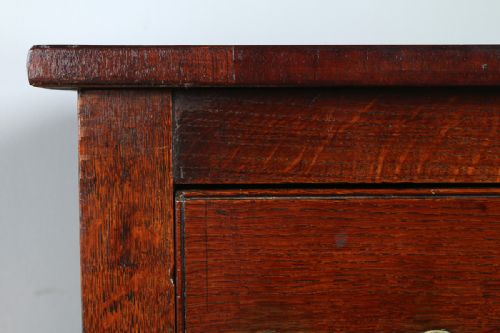 fig 7. George III Oak Border Counties Dresser Base (Circa 1790)