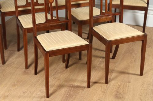 fig 3. Edwardian Inlaid Mahogany 7 Piece Parlour Suite (Circa 1900)