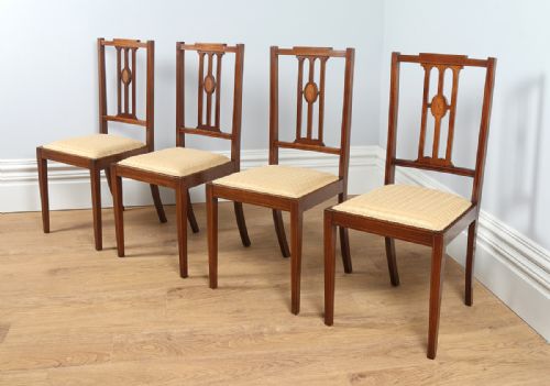 fig 4. Edwardian Inlaid Mahogany 7 Piece Parlour Suite (Circa 1900)