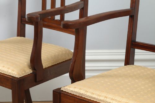 fig 6. Edwardian Inlaid Mahogany 7 Piece Parlour Suite (Circa 1900)