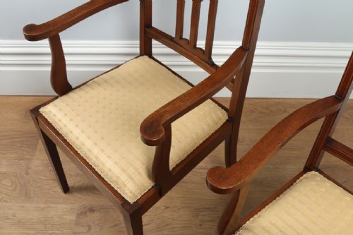 fig 7. Edwardian Inlaid Mahogany 7 Piece Parlour Suite (Circa 1900)