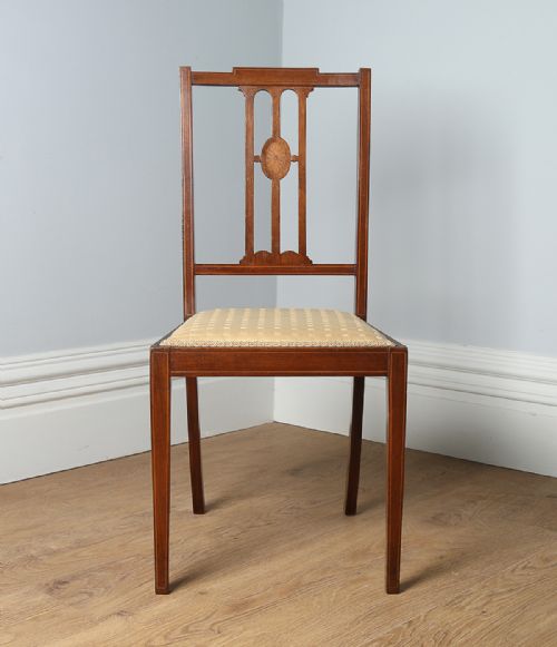 fig 8. Edwardian Inlaid Mahogany 7 Piece Parlour Suite (Circa 1900)