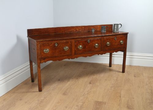 George III Shropshire Oak Dresser Base (Circa 1800)