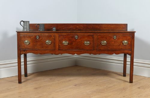 fig 1. George III Shropshire Oak Dresser Base (Circa 1800)