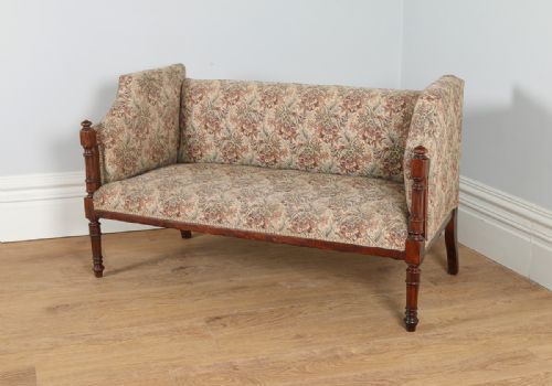 French Louis Xv1 Revival Walnut Couch (Circa 1850)