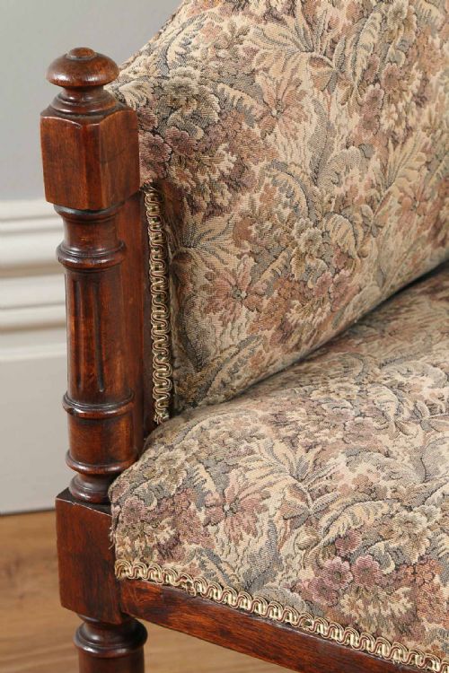 fig 8. French Louis XV1 Revival Walnut Couch (Circa 1850)