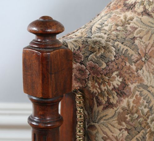 fig 9. French Louis XV1 Revival Walnut Couch (Circa 1850)