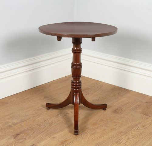 fig 1. William IV Mahogany Occasional Round Tripod Table (Circa 1830)
