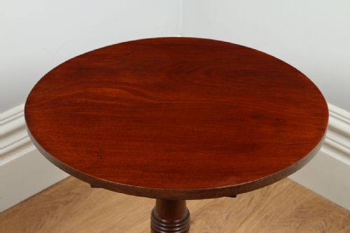 fig 3. William IV Mahogany Occasional Round Tripod Table (Circa 1830)