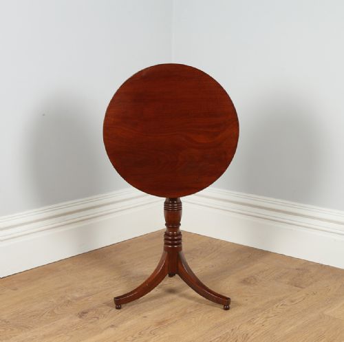 fig 5. William IV Mahogany Occasional Round Tripod Table (Circa 1830)