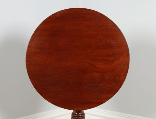 fig 6. William IV Mahogany Occasional Round Tripod Table (Circa 1830)