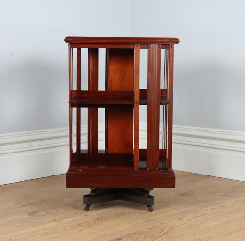fig 2. Edwardian Mahogany Revolving Bookcase (Circa 1900)