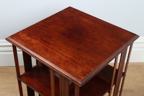fig 4. Edwardian Mahogany Revolving Bookcase (Circa 1900)
