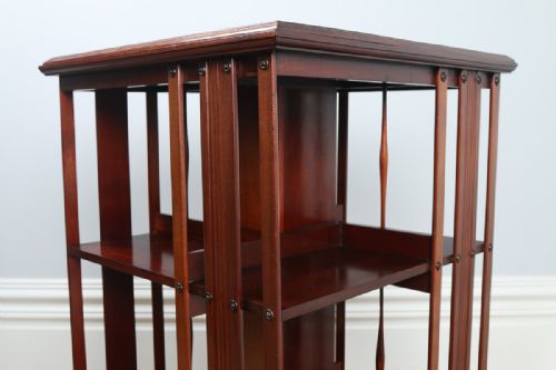 fig 6. Edwardian Mahogany Revolving Bookcase (Circa 1900)