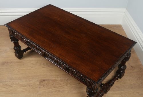 fig 2. French Provincial Carved Oak Coffee Table (Circa 1860)