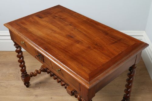 fig 2. French Walnut Provincial Side Table (Circa 1880)