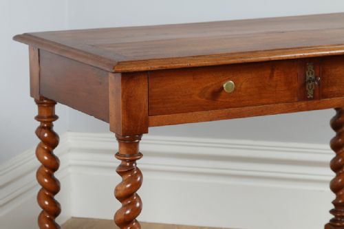 fig 3. French Walnut Provincial Side Table (Circa 1880)