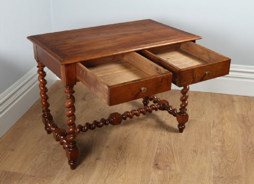 fig 7. French Walnut Provincial Side Table (Circa 1880)