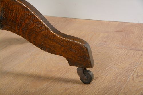 fig 8. Edwardian Oak Revolving Office Armchair (Circa 1900)