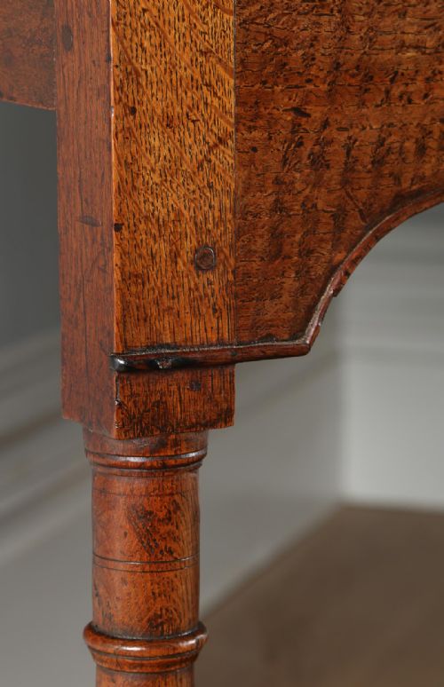 fig 7. Georgian Welsh Montgomeryshire Oak Farmhouse Potboard High Dresser Base & Rack (Circa 1780)