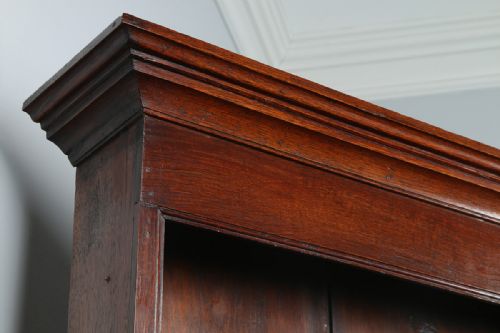 fig 4. Georgian Welsh Montgomeryshire Oak Farmhouse Potboard High Dresser Base & Rack (Circa 1780)