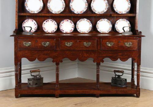 fig 1. George III Welsh Oak Potboard Dresser (Circa 1780)