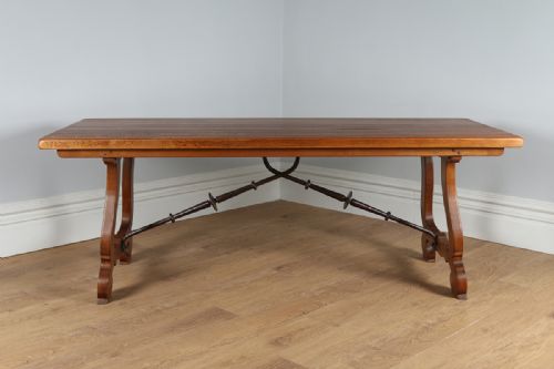 fig 3. Spanish Basque Oak Refectory Dining Table (Circa 1920)