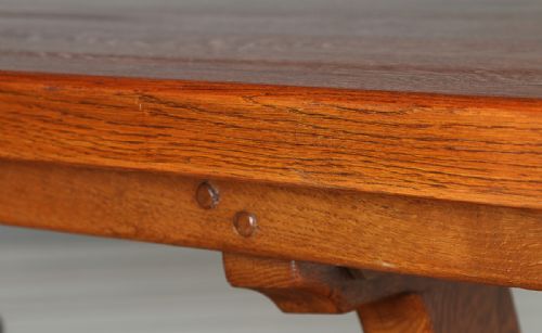 fig 6. Spanish Basque Oak Refectory Dining Table (Circa 1920)