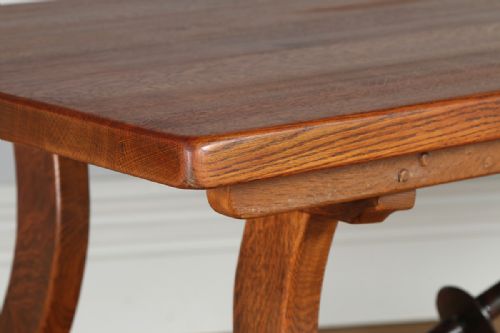 fig 7. Spanish Basque Oak Refectory Dining Table (Circa 1920)