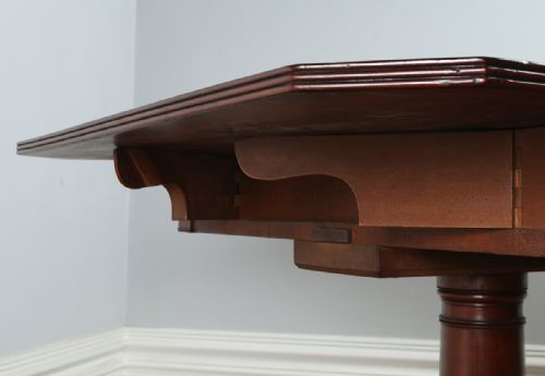fig 6. Regency Cuban Mahogany Drop Leaf Pembroke Table (Circa 1820)