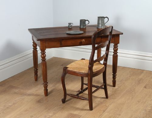French Chestnut Provincial Side / Small Refectory Table (Circa 1840)