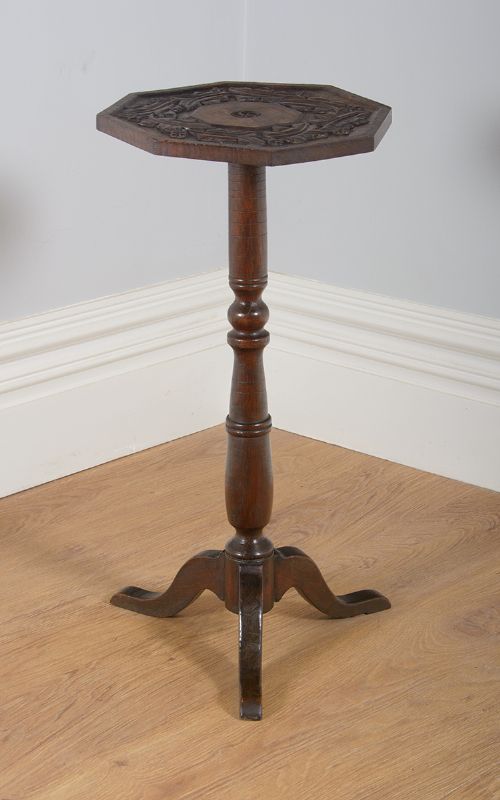 fig 1. French Chestnut Candle Table (Circa 1850)