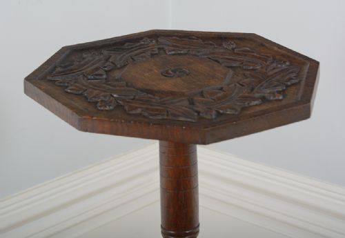 fig 4. French Chestnut Candle Table (Circa 1850)