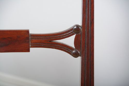 fig 5. Pair of Regency Mahogany Bar Back Dining Chairs (Circa 1815)