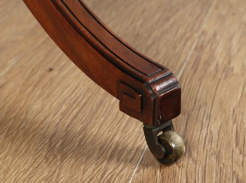 fig 8. Edwardian Mahogany Revolving Circular Under Bookcase Table (Circa 1900)
