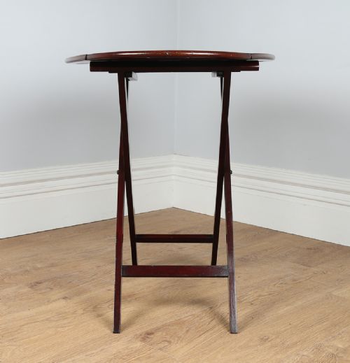 fig 7. Victorian Mahogany Butlers Tray & Stand (Circa 1870)