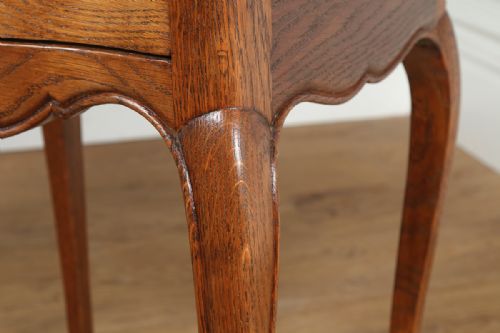 fig 5. Pair of French Louis XV1 Revival Oak Bedside Cabinets