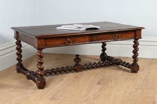 French Provincial Walnut Coffee Table (Circa 1850)