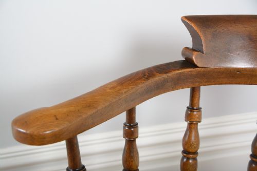 fig 5. Ash & Elm Victorian Smokers’ Bow Armchair (Circa 1880)