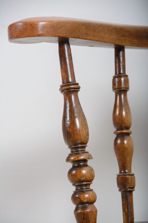 fig 6. Ash & Elm Victorian Smokers’ Bow Armchair (Circa 1880)