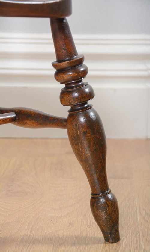 fig 8. Ash & Elm Victorian Smokers’ Bow Armchair (Circa 1880)