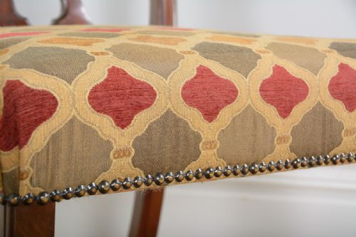 fig 8. Chippendale Style Carved Mahogany Elbow Armchair (Circa 1890)