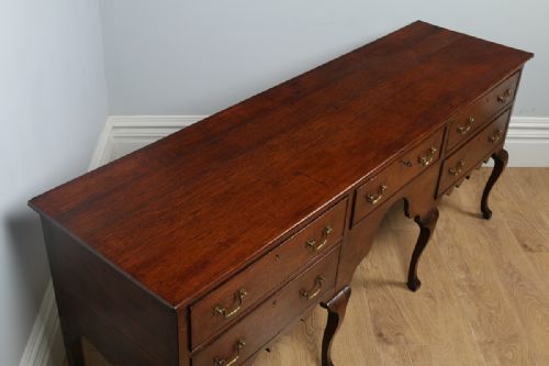 fig 3. Georgian Oak Shropshire Low Dresser Sideboard Base (Circa 1780-1800)