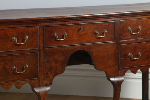 fig 4. Georgian Oak Shropshire Low Dresser Sideboard Base (Circa 1780-1800)