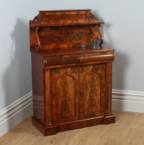 William IV Flame Mahogany Two Door Chiffonier (C.1835)