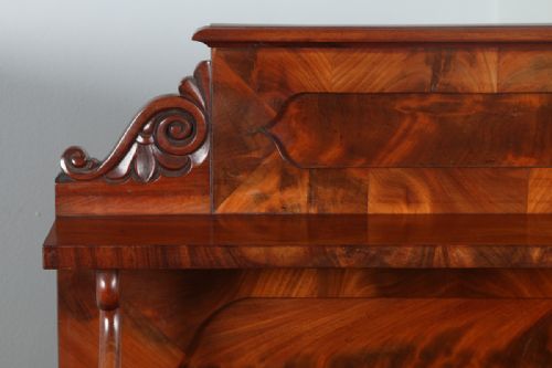 fig 3. William IV Flame Mahogany Two Door Chiffonier (c.1835)