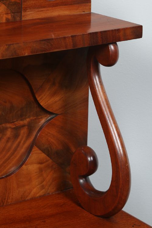 fig 4. William IV Flame Mahogany Two Door Chiffonier (c.1835)