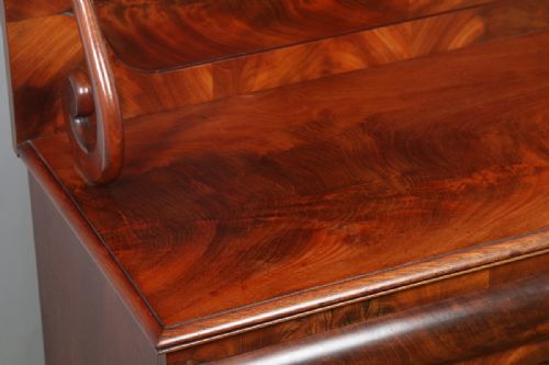 fig 5. William IV Flame Mahogany Two Door Chiffonier (c.1835)