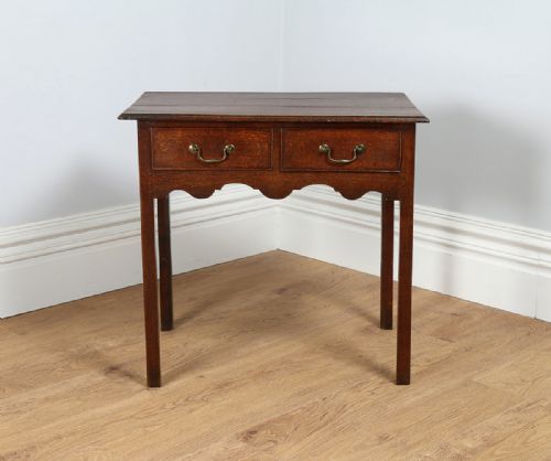 fig 1. George III Oak Provincial Side Table (Circa 1780)