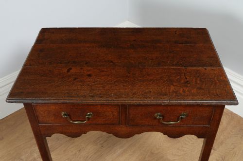 fig 2. George III Oak Provincial Side Table (Circa 1780)